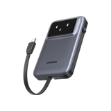 UGREEN 10000mAh Power Bank With Cable (Grey)