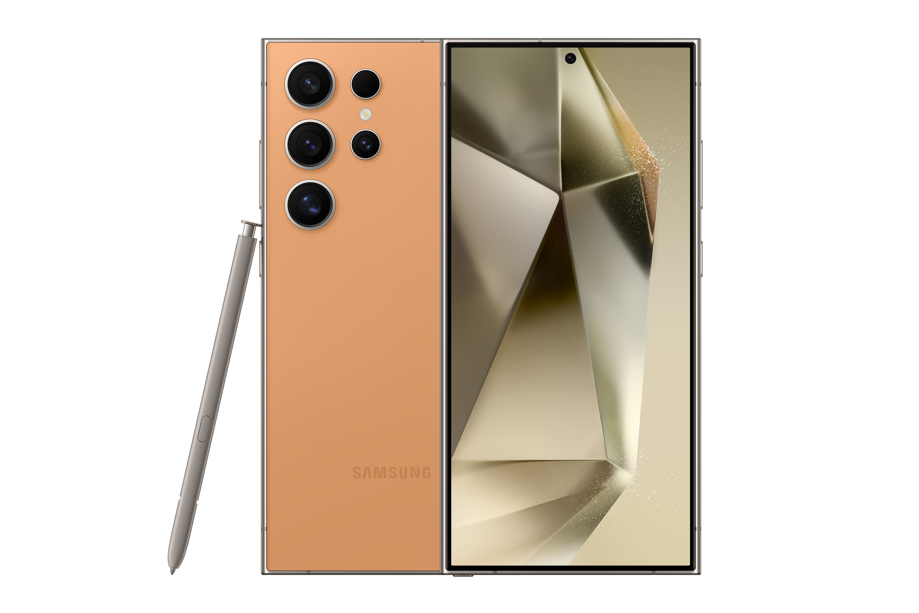 Samsung Galaxy S24 Ultra with S Pen Orange Titanium