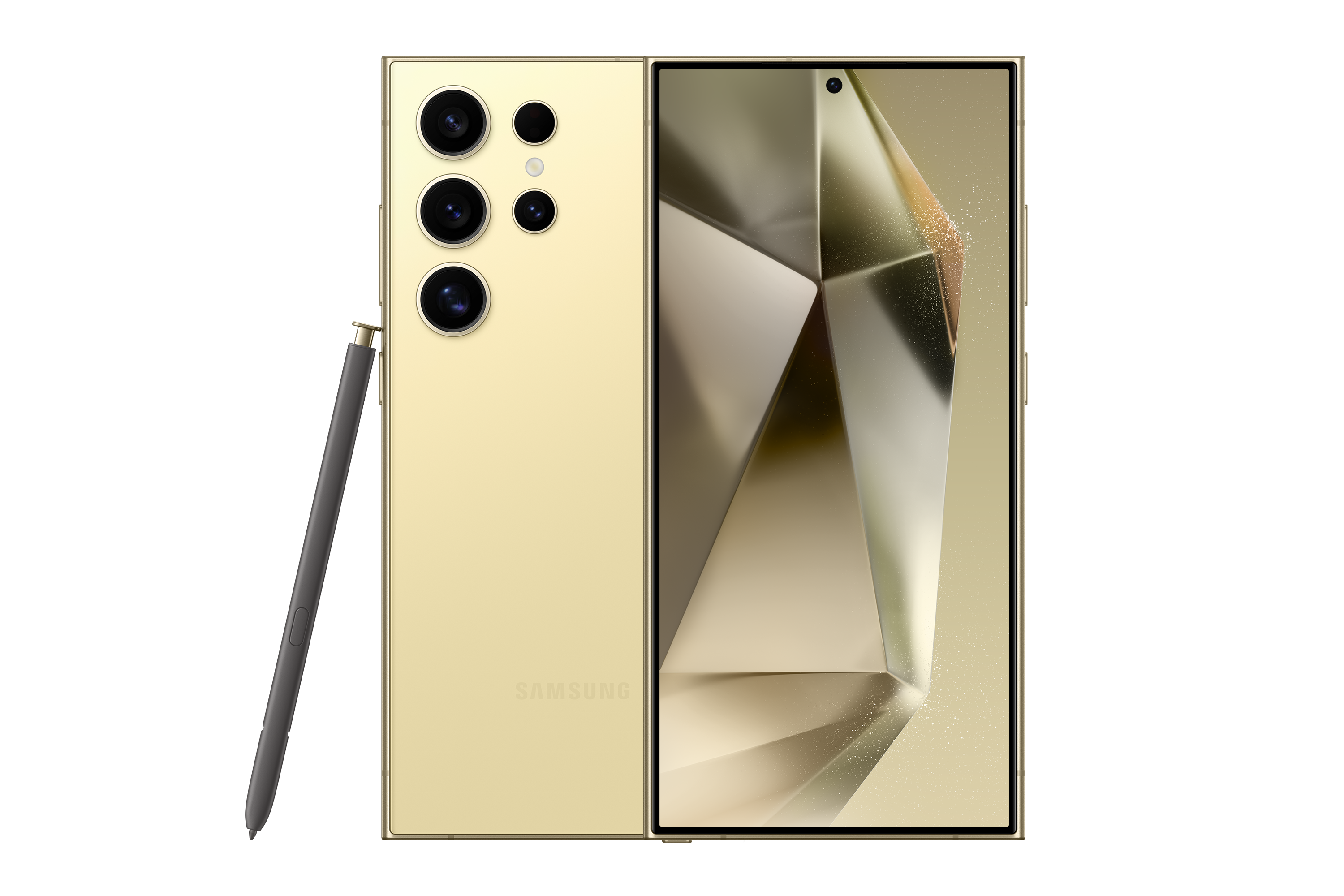 Samsung Galaxy S24 Ultra with S Pen Yellow Titanium
