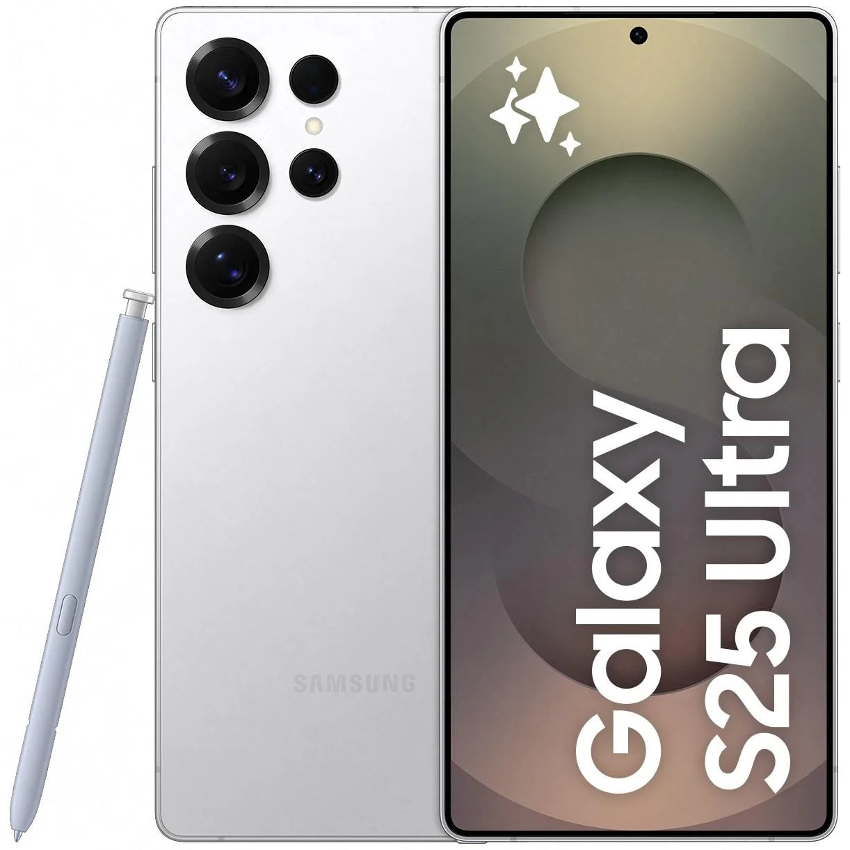 Samsung S25 Ultra with S Pen Titanium Whitesilver