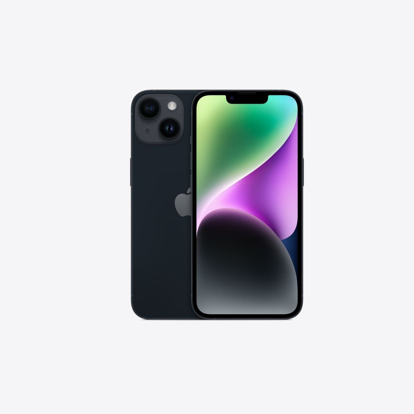 iPhone 14 Midnight Front