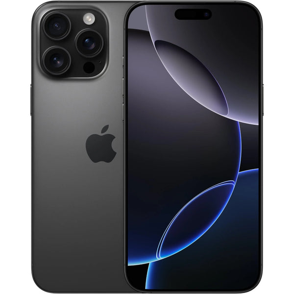 Refurbished iPhone 16 Pro Max - Black Titanium - 256GB - Very Good