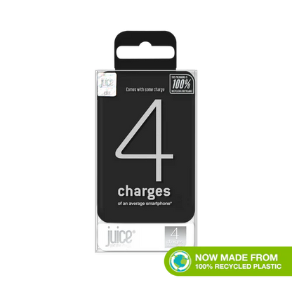 Juice ECO 4-Charge Power Bank - 12,000mAh - Black