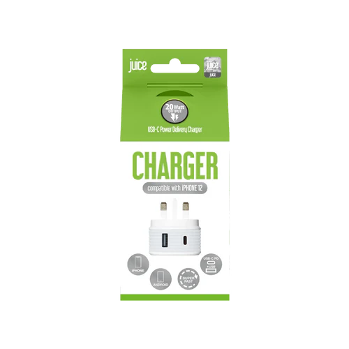 Juice 20W Dual Port Fast Charger