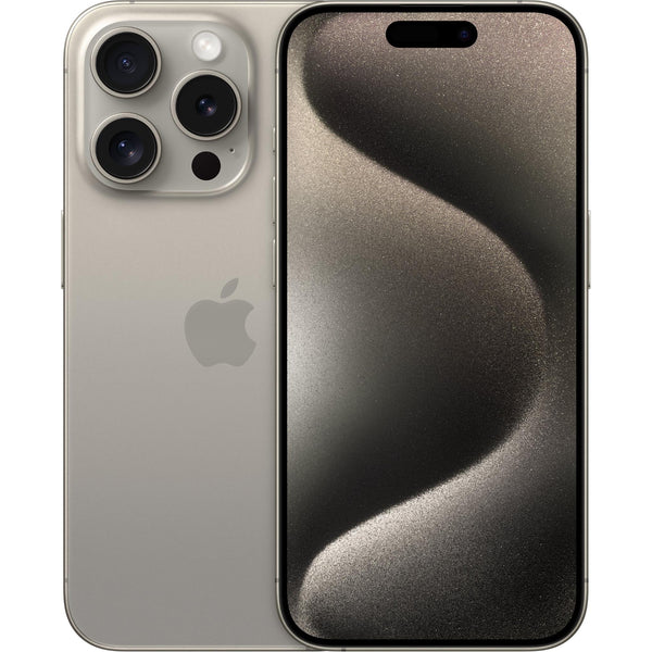 Refurbished iPhone 15 Pro - Natural Titanium - 256GB - Pristine